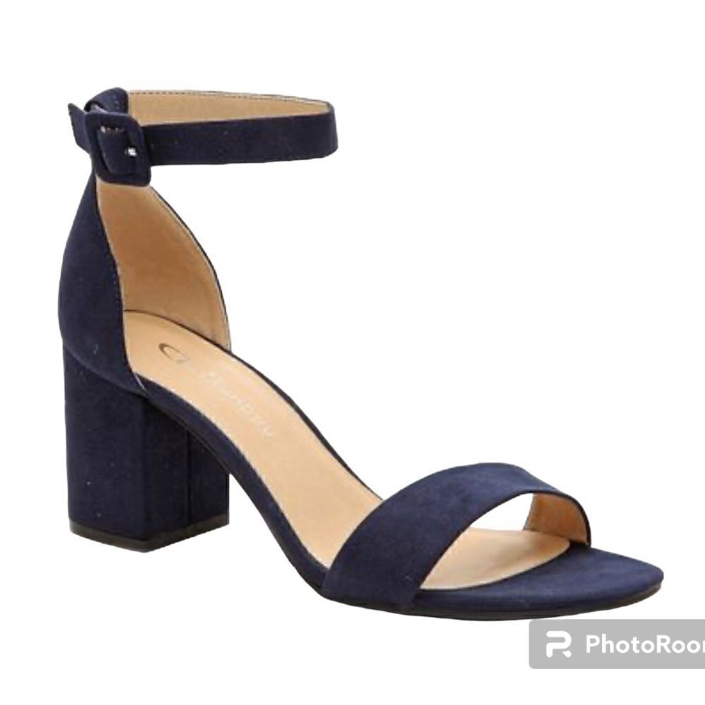 CL By Laundry Jody Navy Sandal - 6 - Worn Once